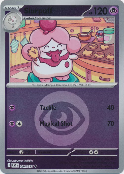 Ascended Heroes - 094/217 - Slurpuff - Energy Reverse Holo