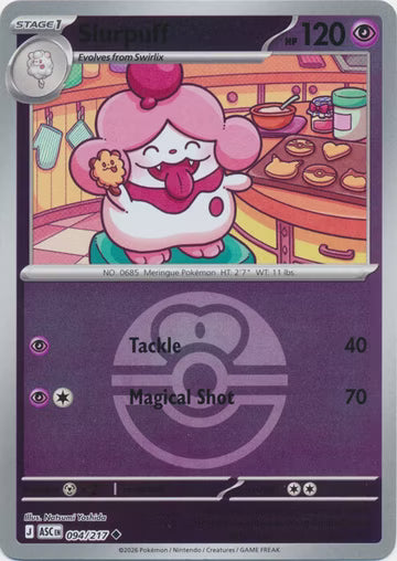 Ascended Heroes - 094/217 - Slurpuff - Ball Reverse Holo