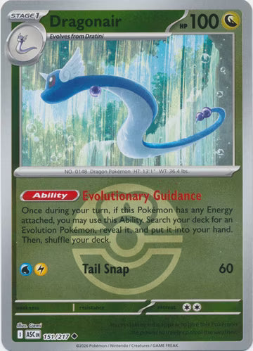 Ascended Heroes - 151/217 - Dragonair - Ball Reverse Holo