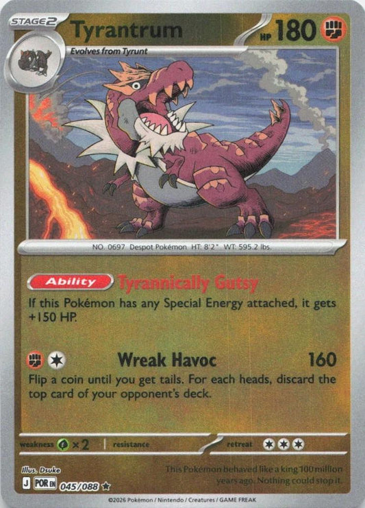 Perfect Order - 045/088 - Tyrantrum - Reverse Holo