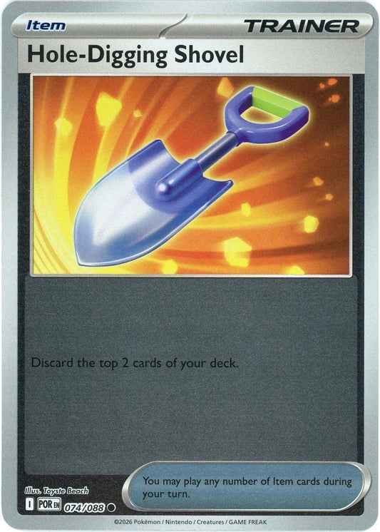 Perfect Order - 074/088 - Hole-Digging Shovel - Reverse Holo