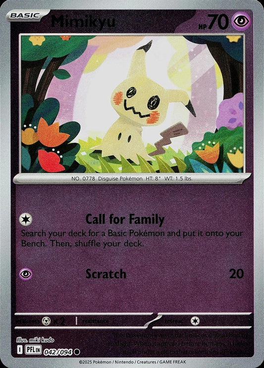 Phantasmal Flames - 042/094 - Mimikyu - Reverse Holo