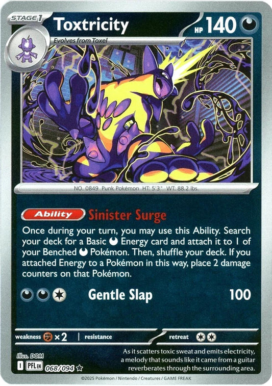 Phantasmal Flames - 068/094 - Toxtricity - Reverse Holo