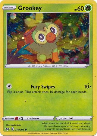 SSH - 010/202 - Grookey - Cosmos Holo