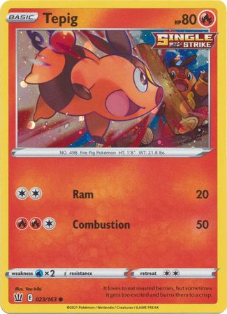 BST - 023/163 - Tepig - Cosmos Holo
