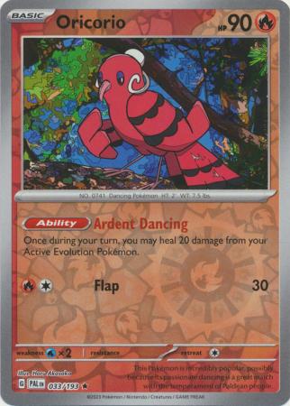 Paldea Evolved - 033/193 - Oricorio - Reverse Holo