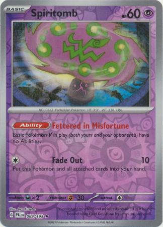 Paldea Evolved - 089/193 - Spiritomb - Reverse Holo