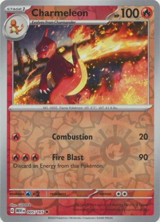 151 - 005/165 - Charmeleon - Reverse Holo