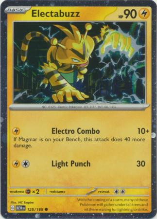 151 - 125/165 - Electabuzz - Cosmos Holo