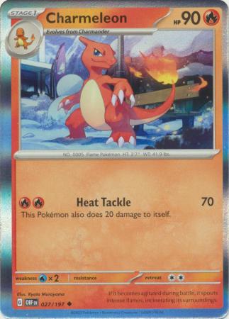 Obsidian Flames - 027/197 - Charmeleon - Holo Promo