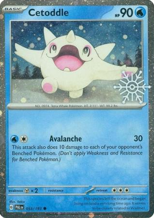 Paldea Evolved - 053/193 - Cetoddle - Holo (Stamped) (Sealed)