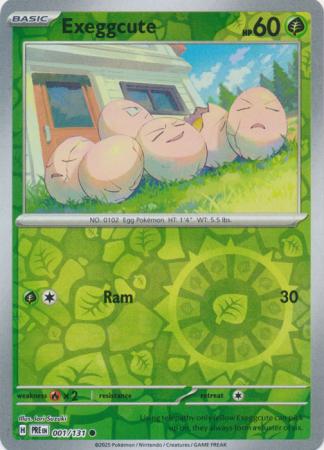 Prismatic Evolutions - 001/131 - Exeggcute - Reverse Holo