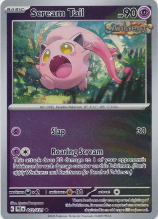 Prismatic Evolutions - 042/131 - Scream Tail - Reverse Holo