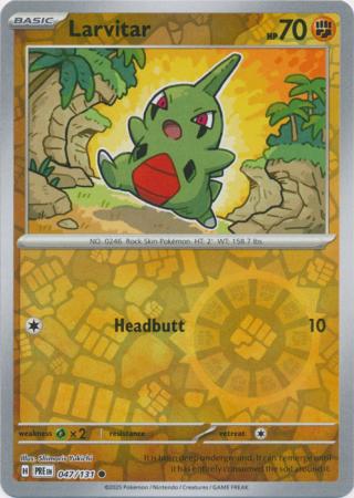 Prismatic Evolutions - 047/131 - Larvitar - Reverse Holo
