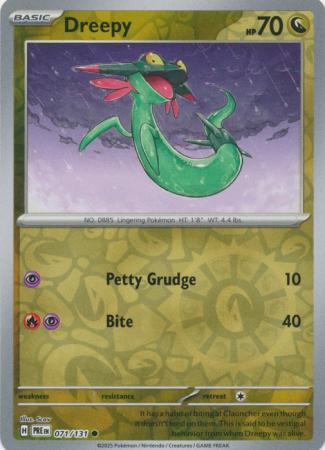 Prismatic Evolutions - 071/131 - Dreepy - Reverse Holo
