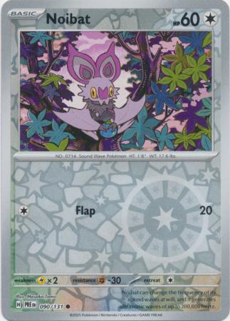 Prismatic Evolutions - 090/131 - Noibat - Reverse Holo