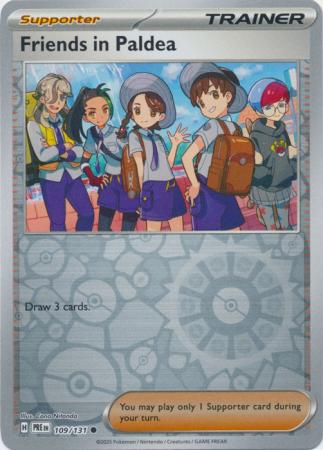 Prismatic Evolutions - 109/131 - Friends in Paldea - Reverse Holo