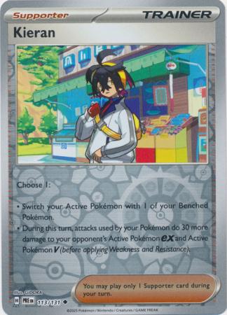 Prismatic Evolutions - 113/131 - Kieran - Reverse Holo