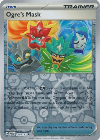 Prismatic Evolutions - 118/131 - Ogre's Mask - Reverse Holo
