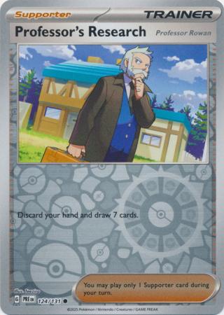 Prismatic Evolutions - 124/131 - Professor's Research (Professor Rowan) - Reverse Holo