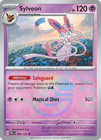 Prismatic Evolutions - 040/131 - Sylveon - Poké Ball Reverse Holo