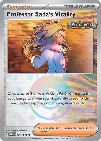 Prismatic Evolutions - 120/131 - Professor Sada's Vitality - Poké Ball Reverse Holo