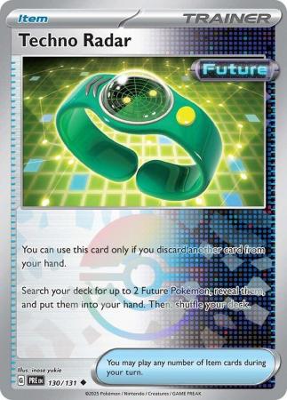 Prismatic Evolutions - 130/131 - Techno Radar - Poké Ball Reverse Holo