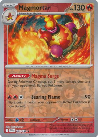Journey Together - 021/159 - Magmortar - Reverse Holo