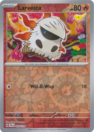 Journey Together - 028/159 - Larvesta - Reverse Holo