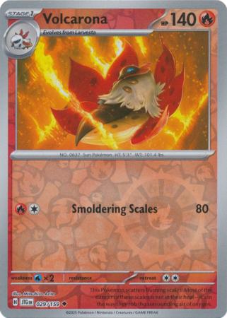 Journey Together - 029/159 - Volcarona - Reverse Holo