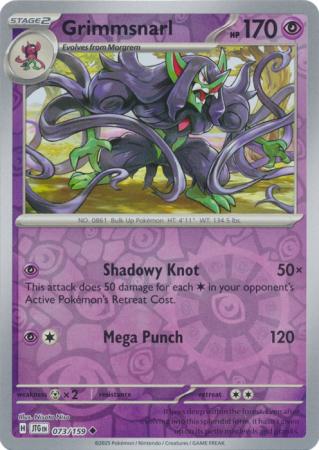 Journey Together - 073/159 - Grimmsnarl - Reverse Holo