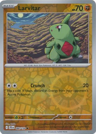 Journey Together - 080/159 - Larvitar - Reverse Holo