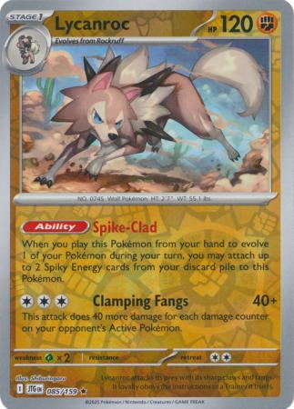 Journey Together - 085/159 - Lycanroc - Reverse Holo