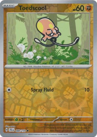 Journey Together - 088/159 - Toedscool - Reverse Holo