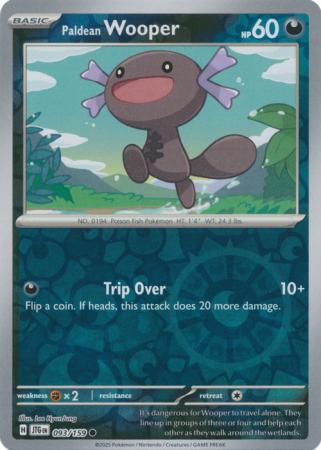 Journey Together - 093/159 - Paldean Wooper - Reverse Holo