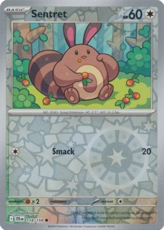 Journey Together - 118/159 - Sentret - Reverse Holo
