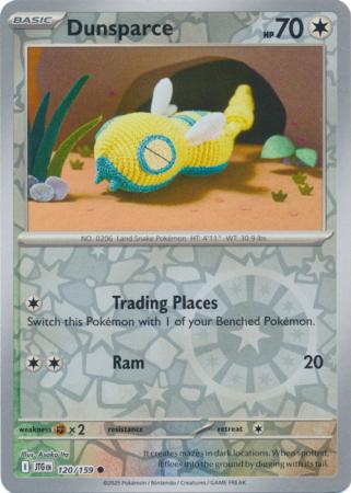 Journey Together - 120/159 - Dunsparce - Reverse Holo