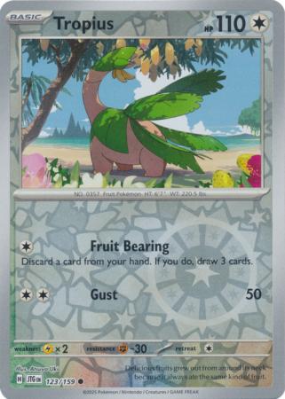 Journey Together - 123/159 - Tropius - Reverse Holo