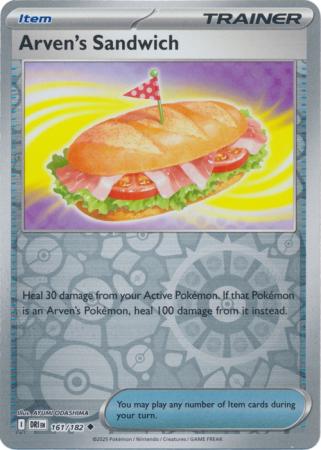 Destined Rivals - 161/182 - Arven's Sandwich - Reverse Holo