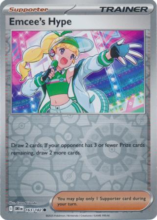Destined Rivals - 163/182 - Emcee's Hype - Reverse Holo