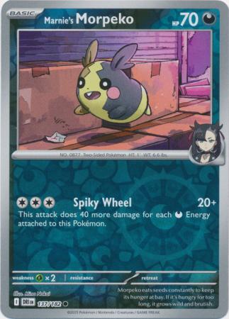 Destined Rivals - 137/182 - Marnie's Morpeko - Reverse Holo