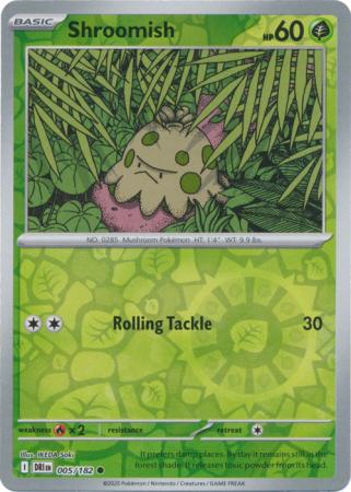 Destined Rivals - 005/182 - Shroomish - Reverse Holo