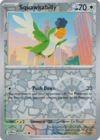 Destined Rivals - 160/182 - Squawkabilly - Reverse Holo