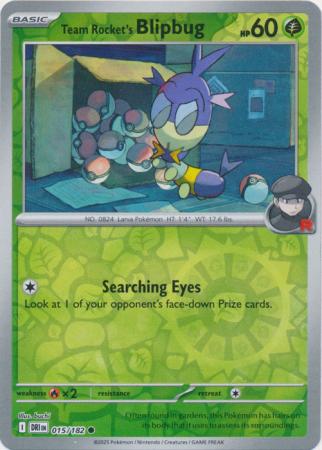 Destined Rivals - 015/182 - Team Rocket’s Blipbug - Reverse Holo