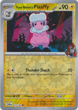 Destined Rivals - 073/182 - Team Rocket’s Flaaffy - Reverse Holo