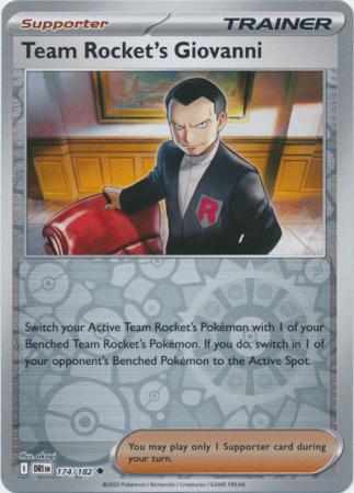 Destined Rivals - 174/182 - Team Rocket’s Giovanni - Reverse Holo
