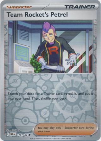 Destined Rivals - 176/182 - Team Rocket’s Petrel - Reverse Holo