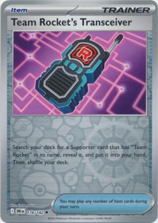Destined Rivals - 178/182 - Team Rocket’s Transciever - Reverse Holo