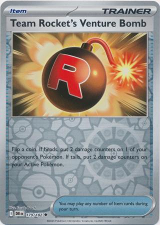 Destined Rivals - 179/182 - Team Rocket’s Venture Bomb - Reverse Holo