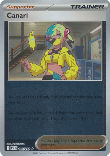Ascended Heroes - 185/217 - Canari - Reverse Holo